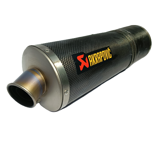 ΟΛΟΣΩΜΗ ΕΞΑΤΜΙΣΗ AKRAPOVIC OVAL CARBON YAMAHA TMAX500 2001-2011 TMAX530 2012-2016 - Image 2
