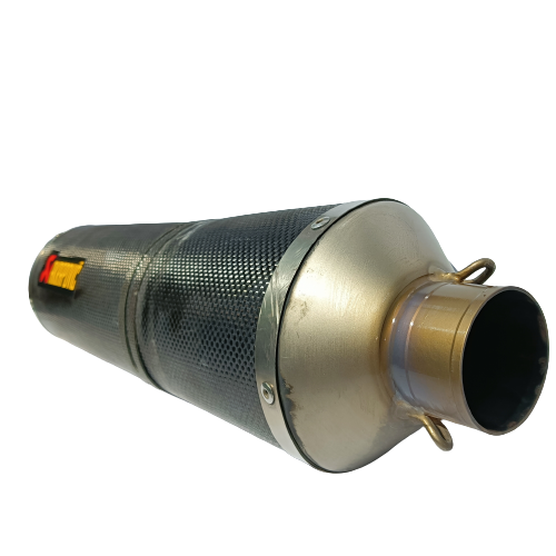 ΟΛΟΣΩΜΗ ΕΞΑΤΜΙΣΗ AKRAPOVIC OVAL CARBON YAMAHA TMAX500 2001-2011 TMAX530 2012-2016 - Image 5