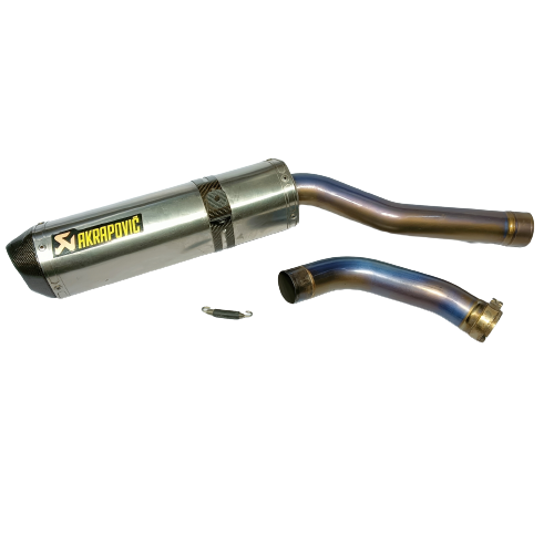 ΤΕΛΙΚΟ ΕΞΑΤΜΙΣΗΣ AKRAPOVIC ΑΣΗΜΙ ΚΑΤΩ ΑΠΟ ΤΗΝ ΟΥΡΑ HONDA CBR1000RR 2004-2007 - Image 3