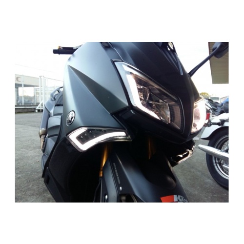 ΣΕΤ ΦΛΑΣ ΜΠΡΟΣΤΑ ΠΙΣΩ ΚΑΙ ΠΙΣΩ ΦΑΝΑΡΙ LED LINE YAMAHA TMAX530 2012-2016 - Image 8