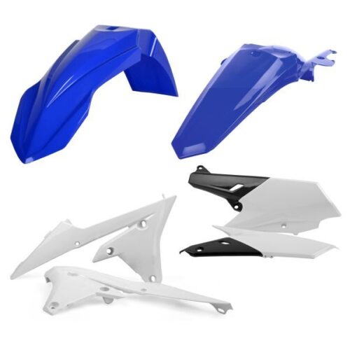 ΠΛΑΣΤΙΚΑ ΣΕΤ YAMAHA YZ 250/450 2014-2018 ΜΠΛΕ-ΑΣΠΡΟ-ΜΑΥΡΟ