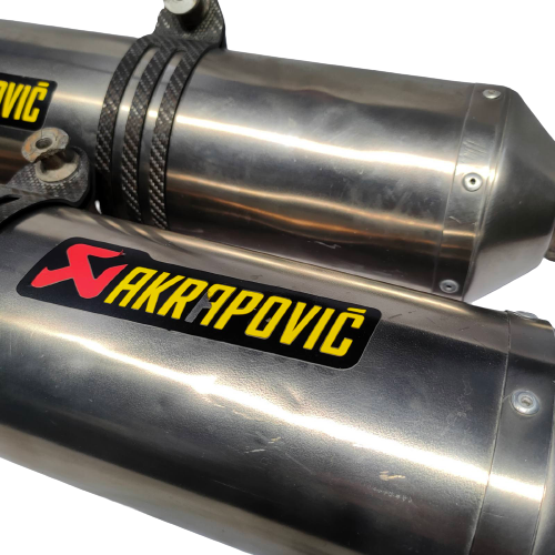 ΔΙΠΛΑ ΤΕΛΙΚΑ AKRAPOVIC YAMAHA XT660X 2004-2016 - Image 2