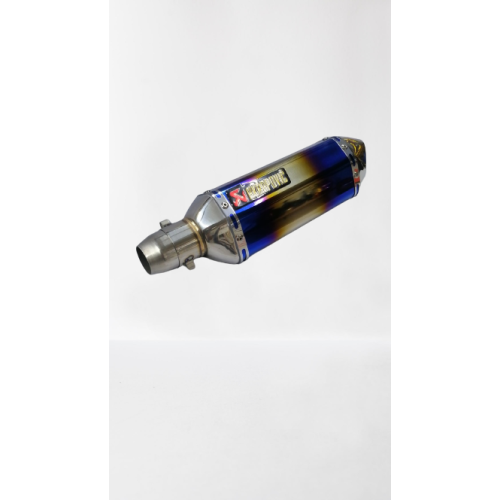 ΤΕΛΙΚΟ ΕΞΑΤΜΙΣΗΣ AKRAPOVIC ΕΞΑΓΩΝΗ 40cm ΜΕΛΑΝΙΑΣΜΕΝΗ - Image 2