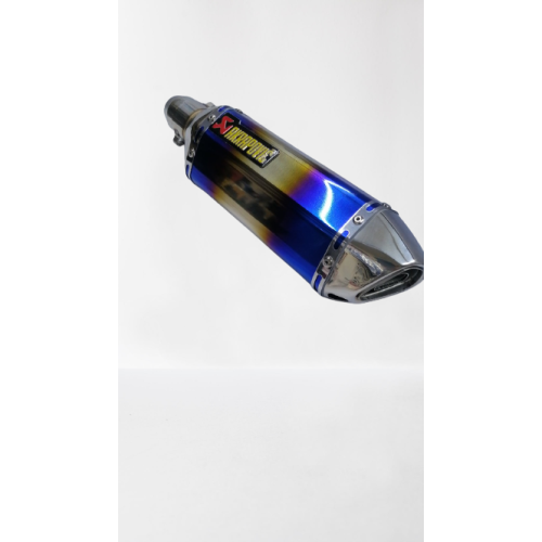 ΤΕΛΙΚΟ ΕΞΑΤΜΙΣΗΣ AKRAPOVIC ΕΞΑΓΩΝΗ 40cm ΜΕΛΑΝΙΑΣΜΕΝΗ