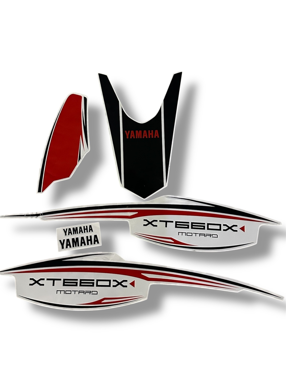 ΣΕΤ ΑΥΤΟΚΟΛΛΗΤΑ FAIRING YAMAHA XT660/ XT660X 2004-2016 ΜΑΥΡΟ-ΑΣΠΡΟ-ΚΟΚΚΙΝΟ