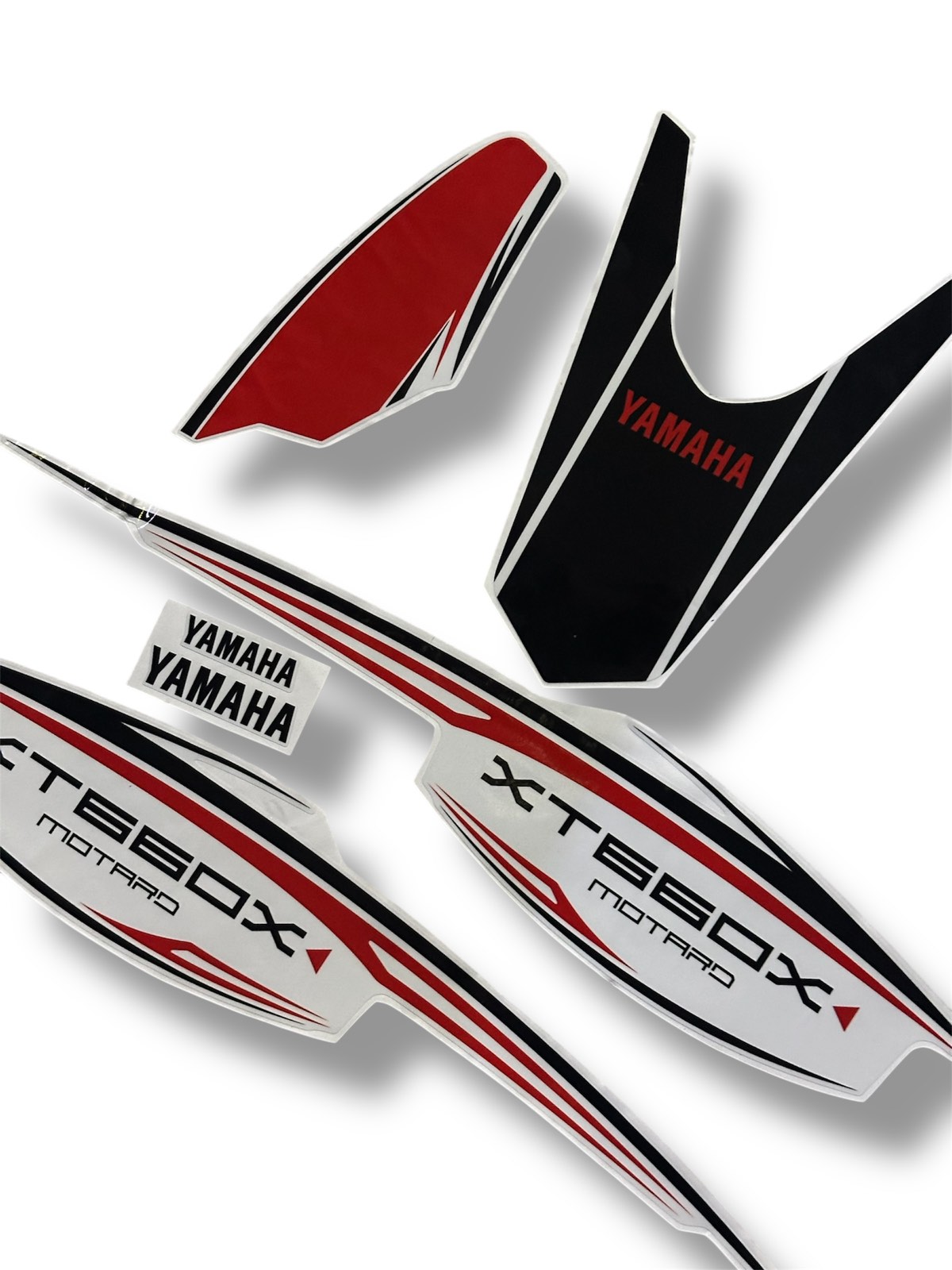 ΣΕΤ ΑΥΤΟΚΟΛΛΗΤΑ FAIRING YAMAHA XT660/ XT660X 2004-2016 ΜΑΥΡΟ-ΑΣΠΡΟ-ΚΟΚΚΙΝΟ - Image 2