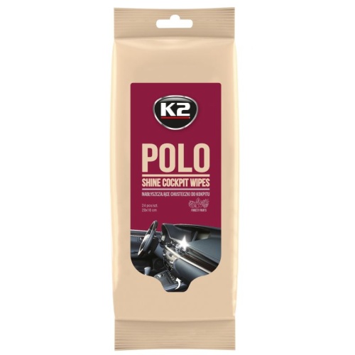 K2 POLO SHINE WIPES – ΜΑΝΤΗΛΑΚΙΑ ΚΑΘΑΡΙΣΜΟΥ ΠΛΑΣΤΙΚΩΝ ΕΠΙΦΑΝΕΙΩΝ