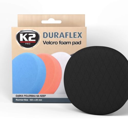 K2 DURAFLEX VELCRO ΣΦΟΥΓΓΑΡΙ ΓΥΑΛΙΣΜΑΤΟΣ ΜΑΥΡΟ ΜΑΛΑΚΟ 150X25MM