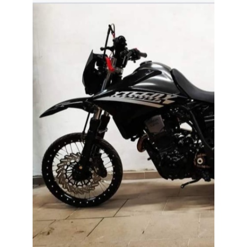 ΣΕΤ ΑΥΤΟΚΟΛΛΗΤΑ FAIRING YAMAHA XT660/ XT660X/ XT660R/ XT660Z 2004-2016 ΓΚΡΙ-ΑΣΠΡΟ - Image 3