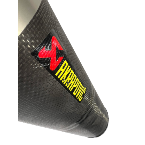 ΜΕΤΑΧΕΙΡΙΣΜΕΝΗ ΕΞΑΤΜΙΣΗ AKRAPOVIC CARBON OVAL ΜΕ ΔΕΣΤΡΑ Φ60 - Image 2