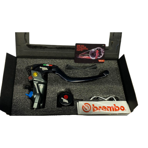 ΑΚΤΙΝΙΚΗ ΤΡΟΜΠΑ ΦΡΕΝΟΥ ΤΥΠΟΥ BREMBO 19RCS CORSACORTA ΜΕ ΣΠΑΣΤΗ ΜΑΝΕΤΑ 18-20ΑΡΑ ΜΙΚΡΟ ΔΟΧΕΙΟ - Image 3