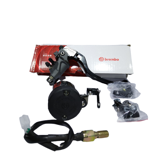 ΑΚΤΙΝΙΚΗ ΤΡΟΜΠΑ ΦΡΕΝΟΥ ΤΥΠΟΥ BREMBO 19RCS CORSACORTA ΜΕ ΣΠΑΣΤΗ ΜΑΝΕΤΑ 18-20ΑΡΑ - Image 2
