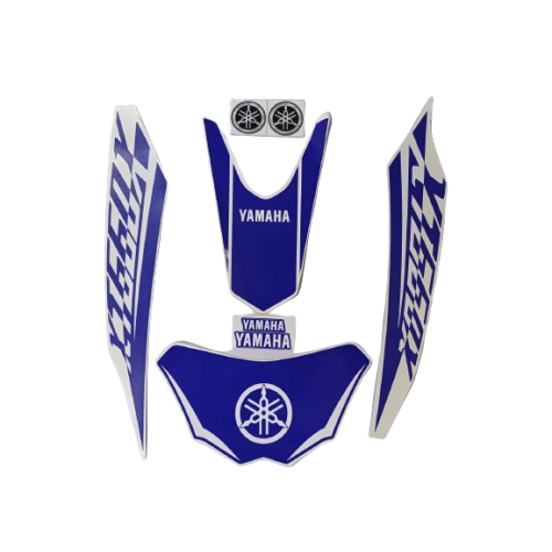 ΣΕΤ ΑΥΤΟΚΟΛΛΗΤΑ FAIRING YAMAHA XT660X 2007-2016 ΜΠΛΕ-ΛΕΥΚΟ