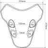ΓΝΗΣΙΑ ΖΕΛΑΤΙΝΑ YAMAHA MT07 2021-2024 ΦΙΜΕ 18cm - Image 5