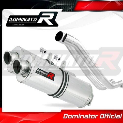 ΔΙΠΛΑ ΤΕΛΙΚΑ YAMAHA XT660 X/R DOMINATOR OVAL ΜΠΟΥΚΑ + LINK PIPES