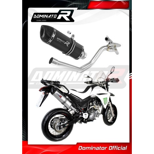 ΟΛΟΣΩΜΗ ΕΞΑΤΜΙΣΗ YAMAHA XT660X/R 2004-2015 DOMINATOR 2 ΣΕ 1 BLACK CARBON ΤΕΛΙΚΟ - Image 2