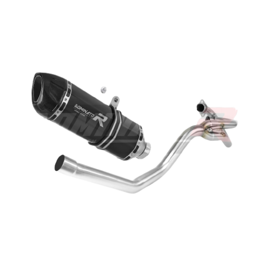 ΟΛΟΣΩΜΗ ΕΞΑΤΜΙΣΗ YAMAHA XT660X/R 2004-2015 DOMINATOR 2 ΣΕ 1 BLACK CARBON ΤΕΛΙΚΟ