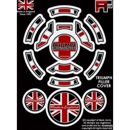 ΑΥΤΟΚΟΛΛΗΤΟ ΤΑΠΑ ΒΕΝΖΙΝΗΣ TRIUMPH 2018 ON UNION JACK ΜΑΥΡΟ ΑΣΠΡΟ ΚΟΚΚΙΝΟ