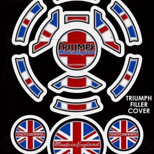 ΑΥΤΟΚΟΛΛΗΤΟ ΤΑΠΑ ΒΕΝΖΙΝΗΣ TRIUMPH 2018 ON UNION JACK ΜΑΥΡΟ ΚΟΚΚΙΝΟ ΜΠΛΕ