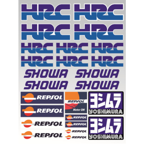 ΑΥΤΟΚΟΛΛΗΤΑ ΚΑΡΤΕΛΑ HONDA REPSOL HRC - Image 2