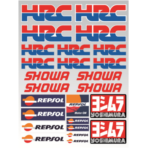 ΑΥΤΟΚΟΛΛΗΤΑ ΚΑΡΤΕΛΑ HONDA REPSOL HRC - Image 4