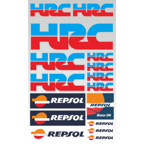 ΑΥΤΟΚΟΛΛΗΤΑ ΚΑΡΤΕΛΑ HONDA REPSOL HRC ΜΕΓΑΛΑ - Image 3
