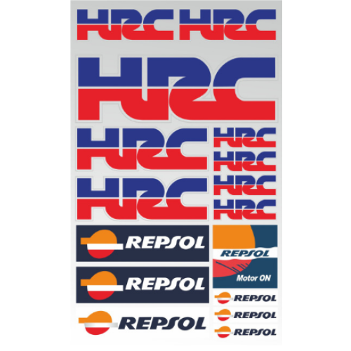 ΑΥΤΟΚΟΛΛΗΤΑ ΚΑΡΤΕΛΑ HONDA REPSOL HRC ΜΕΓΑΛΑ - Image 4