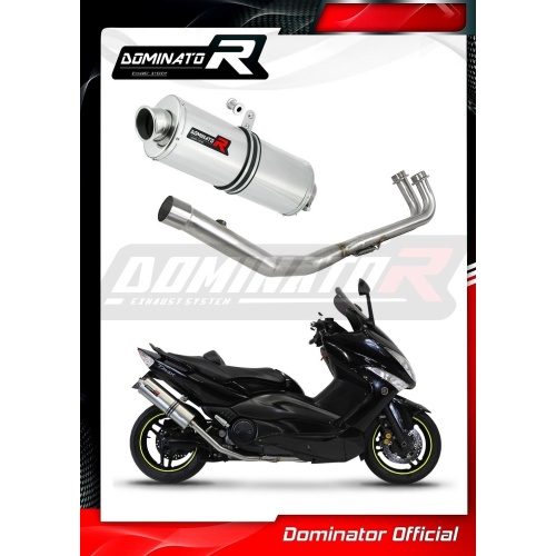 ΟΛΟΣΩΜΗ ΕΞΑΤΜΙΣΗ YAMAHA TMAX 500 XP 2008-2011 DOMINATOR OVAL - Image 3