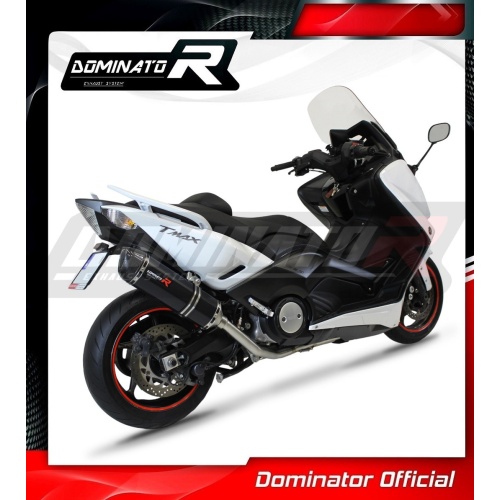 ΕΞΑΤΜΙΣΗ YAMAHA XP 530 TMAX 2012 - 2016 FULL EXHAUST SYSTEM COLLECTOR SILENCER HP1 BLACK - Image 3
