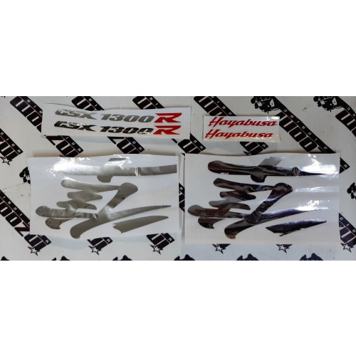 ΑΥΤΟΚΟΛΛΗΤΑ FAIRING SUZUKI HAYABUSA GSX1300R GSXR1300 1999-2020 ΝΙΚΕΛ / KOKKINO - Image 2