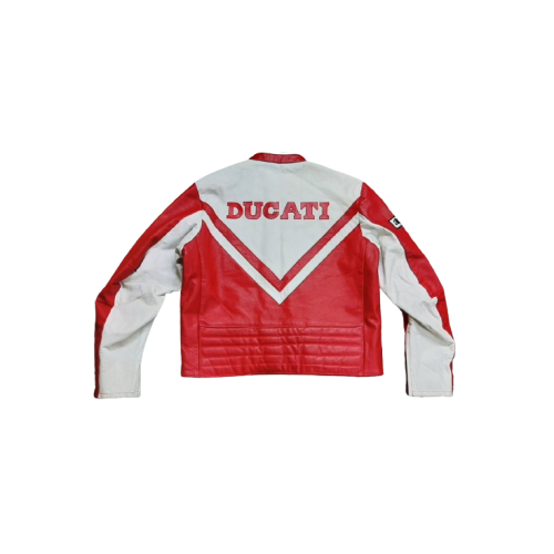 ΔΕΡΜΑΤΙΝΟ ΜΠΟΥΦΑΝ DUCATI ΜΕ ΠΡΟΣΤΑΣΙΕΣ ΣΕ ΠΛΑΤΗ ΚΑΙ ΑΓΚΩΝΕΣ L - Image 2
