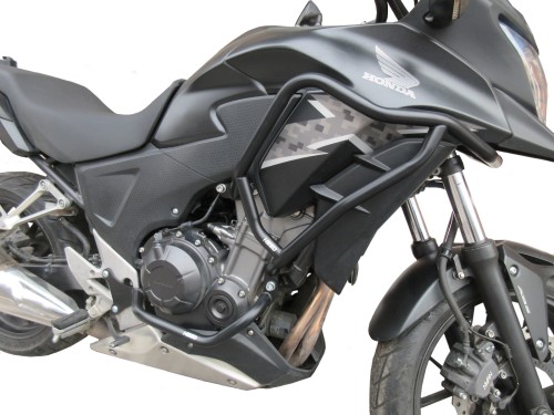 Κάγκελα προστασίας+ τσάντες αποσκεών Honda CB 500 X (2013-2015) PC46 πάνω-κάτω