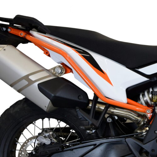 Δεξιά πισω κάγκελα προστασίας KTM 890 Adventure / 890 Adventure R / 790 Adventure / 790 Adventure R (2019-2023) πορτοκαλι