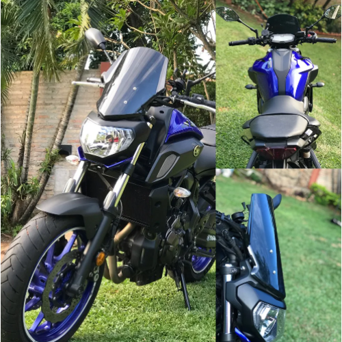 ΖΕΛΑΤΙΝΑ DOUBLE BUBBLE YAMAHA MT-07 2018-2020 ΜΕ ΒΑΣΕΙΣ - Image 4