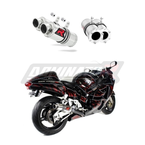 Τελικά εξάτμισης Suzuki GSXR 1300 Hayabusa Dominator - Image 2
