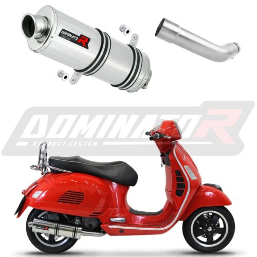 Τελικό εξάτμισης Piaggio Vespa GTS125 2007-2012 Dominator