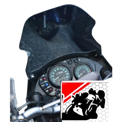 Double Bubble Ζελατίνα Ανεμοθώρακας Παμπρίζ KAWASAKI KLE 500 1995-2002 Touring 50% Φιμε 45cm - Image 2
