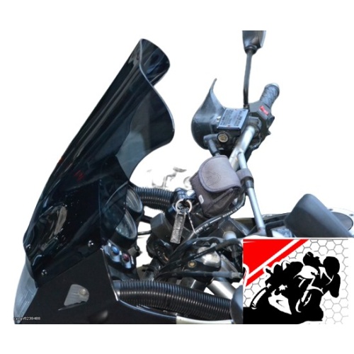 Double Bubble Ζελατίνα Ανεμοθώρακας Παμπρίζ KAWASAKI KLE 500 1995-2002 Touring 50% Φιμε 45cm - Image 3