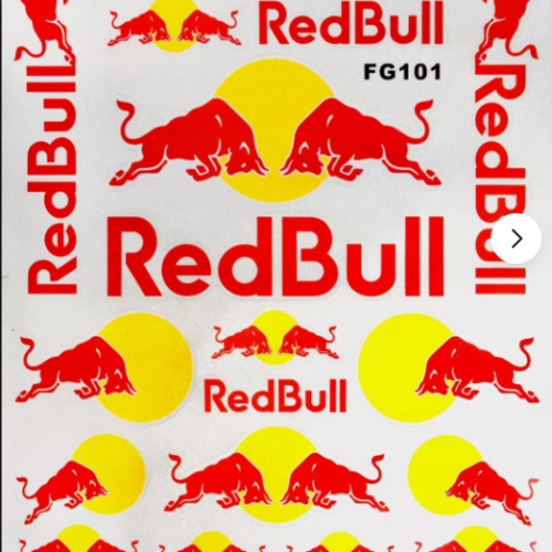 ΑΥΤΟΚΟΛΛΗΤΑ ΚΑΡΤΕΛΑ RED BULL