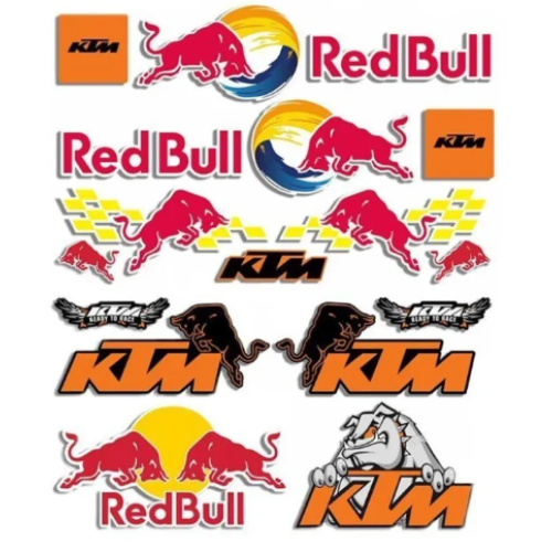 ΑΥΤΟΚΟΛΛΗΤΑ ΚΑΡΤΕΛΑ KTM- RED BULL