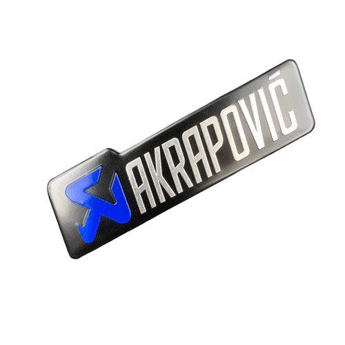 ΑΥΤΟΚΟΛΛΗΤΟ ΕΞΑΤΜΙΣΗΣ AKRAPOVIC 10×2.6cm ΜΠΛΕ