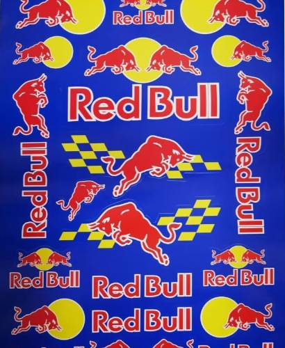 ΑΥΤΟΚΟΛΛΗΤΑ ΚΑΡΤΕΛΑ RED BULL ΜΠΛΕ