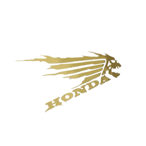 ΑΥΤΟΚΟΛΛΗΤΟ HONDA LOGO ΧΡΥΣΟ 10×6 cm