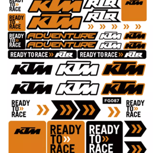 ΑΥΤΟΚΟΛΛΗΤΑ ΚΑΡΤΕΛΑ KTM LOGO