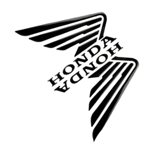 ΑΥΤΟΚΟΛΛΗΤΑ HONDA WINGS ΜΑΥΡΟ