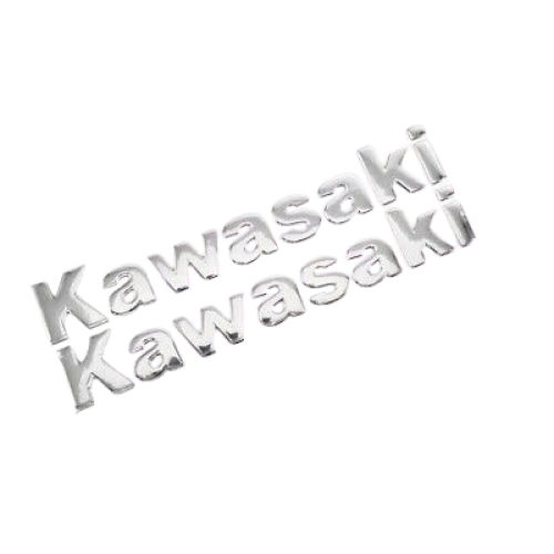 ΑΥΤΟΚΟΛΛΗΤΑ ΓΡΑΜΜΑΤΑ KAWASAKI ΑΣΗΜΙ 18X2.7CM