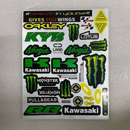 ΑΥΤΟΚΟΛΛΗΤΑ ΚΑΡΤΕΛΑ KAWASAKI- MONSTER