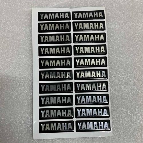 ΑΥΤΟΚΟΛΛΗΤΟ 3D ΓΡΑΜΜΑΤΑ YAMAHA 6×2 cm