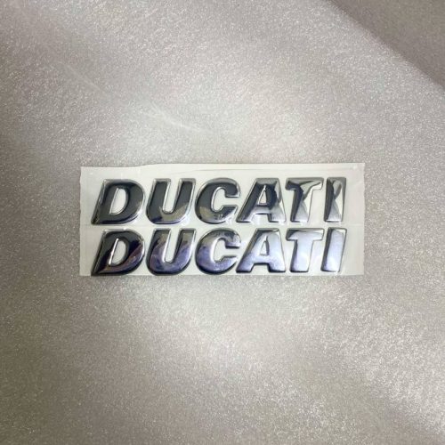 ΑΥΤΟΚΟΛΛΗΤΑ ΓΡΑΜΜΑΤΑ DUCATI ΑΣΗΜΙ 14.5×3 cm