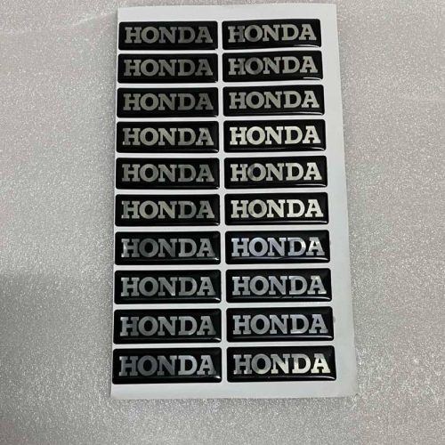 ΑΥΤΟΚΟΛΛΗΤΟ 3D ΓΡΑΜΜΑΤΑ HONDA 6×2 cm